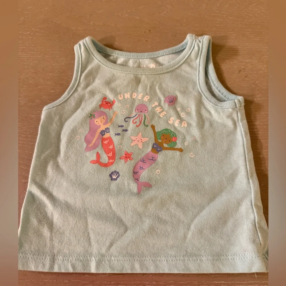 Garanimals Under the Sea Kids Tank Top - Light Blue